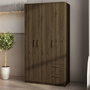 Hanah Home Armario Merlin - Walnut